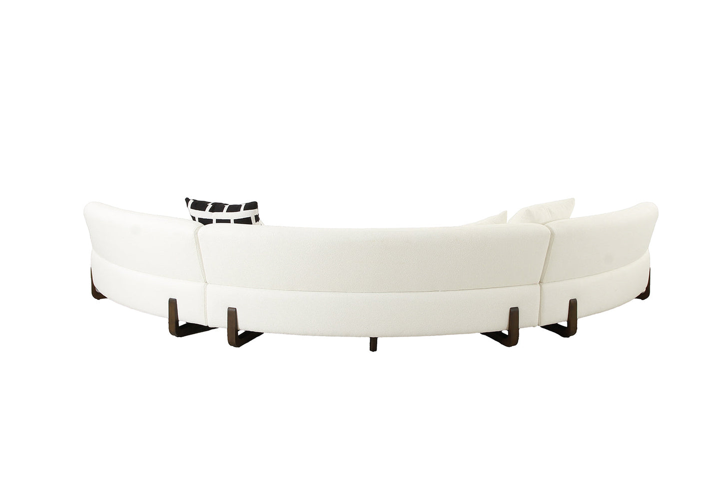 AE3809 Top Grade Fabric Curved Sectional Sofa Collection