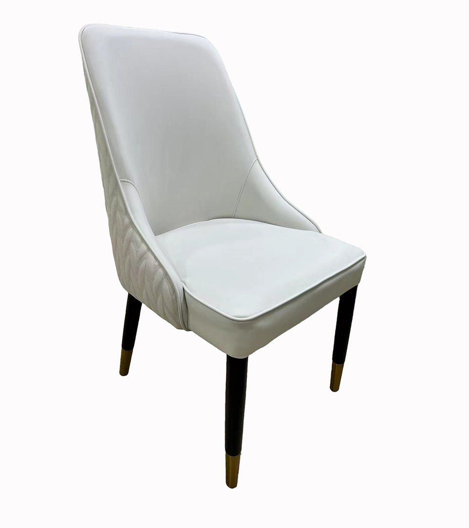 CK-H9901 Light Tan and Ivory Dining Chair (Set of 6)