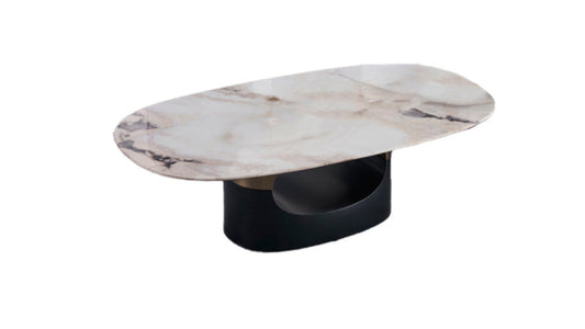 CT-J3131 Faux Marble & Metal Coffee Table