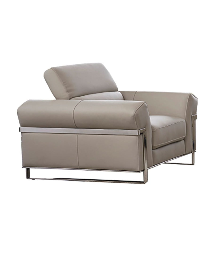Ek012 Italian Full Leather Sofa Set