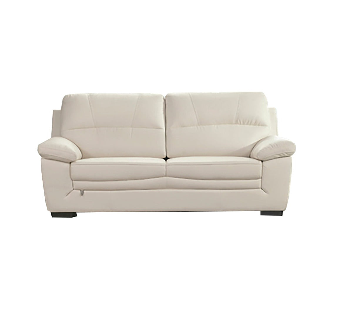 EK 045 Taupe Italian Leather Sofa Set