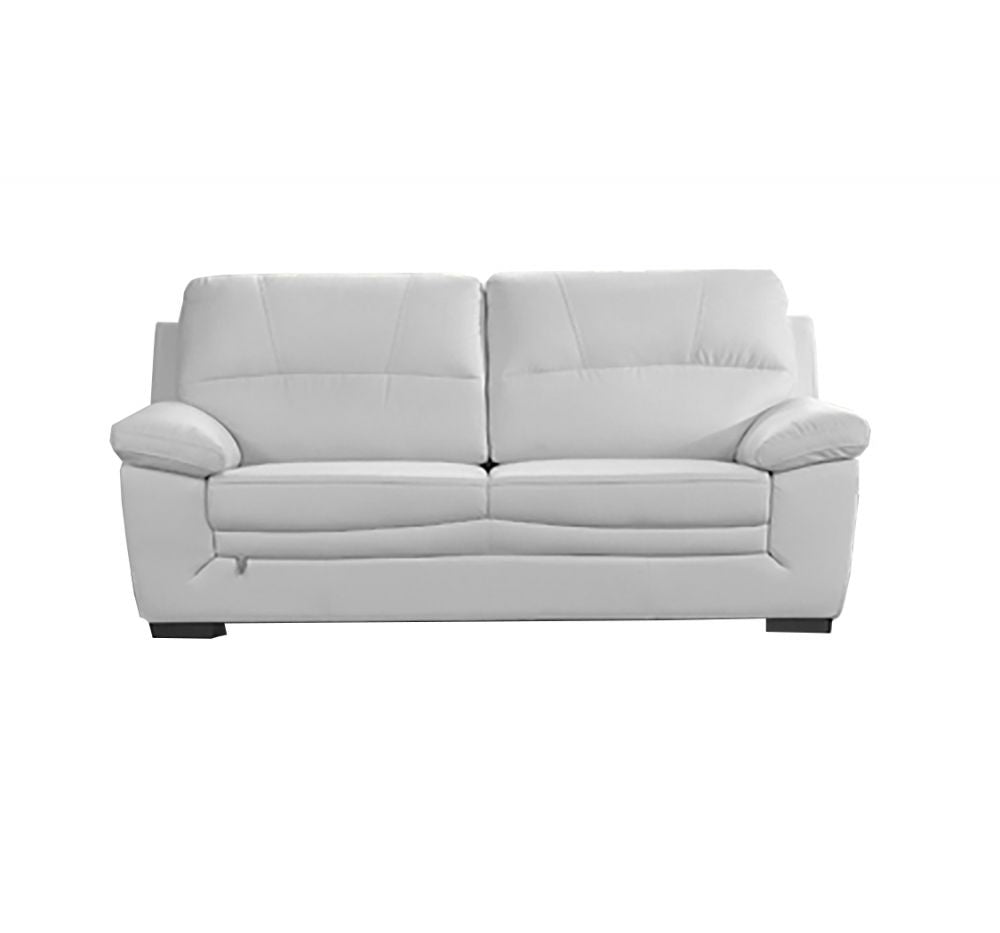 EK045 Italian Leather Sofa Set (Taupe, Ivory, White)