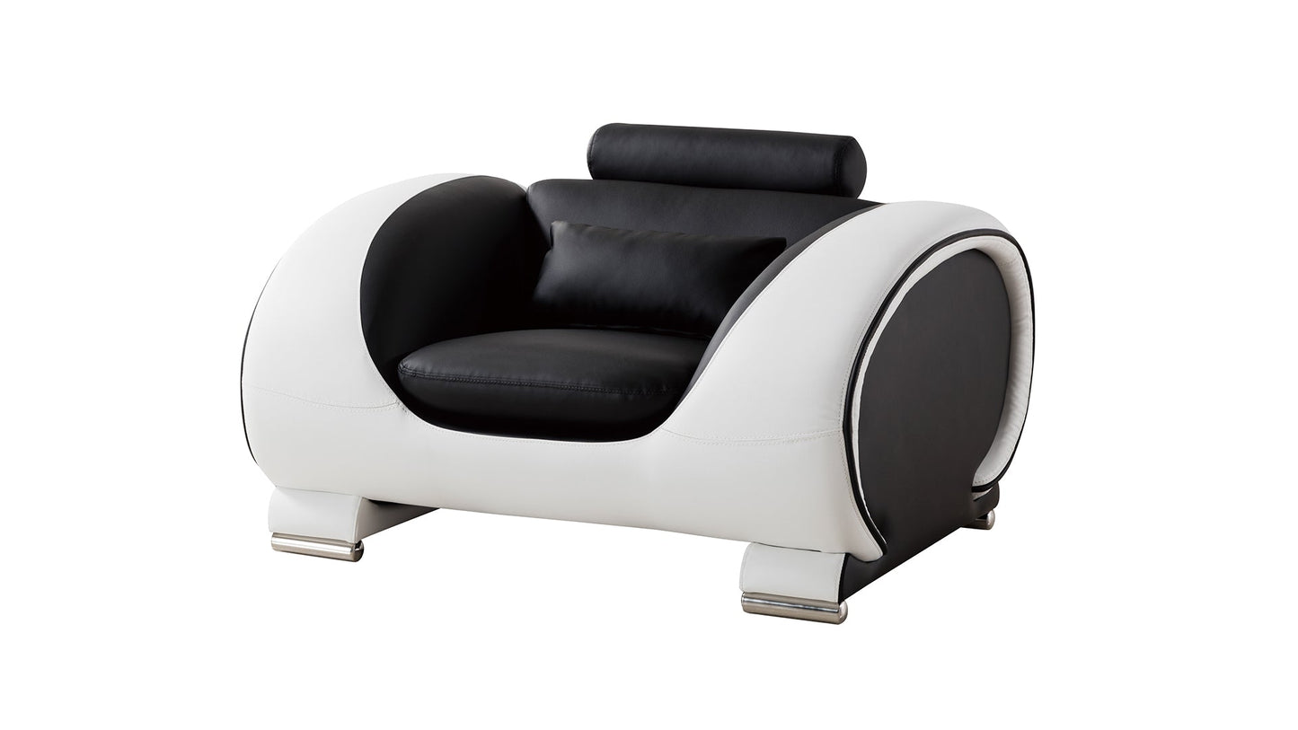 AE-D802 Collection Modern Leatherette Sofa Set