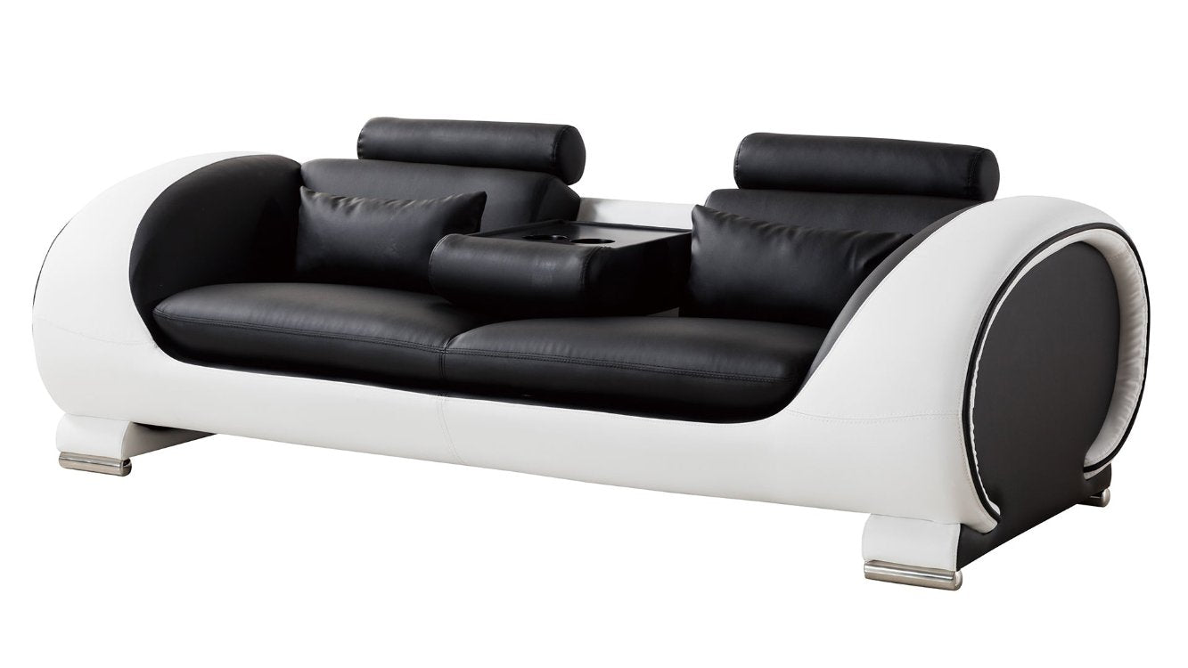 AE-D802 Collection Modern Leatherette Sofa Set