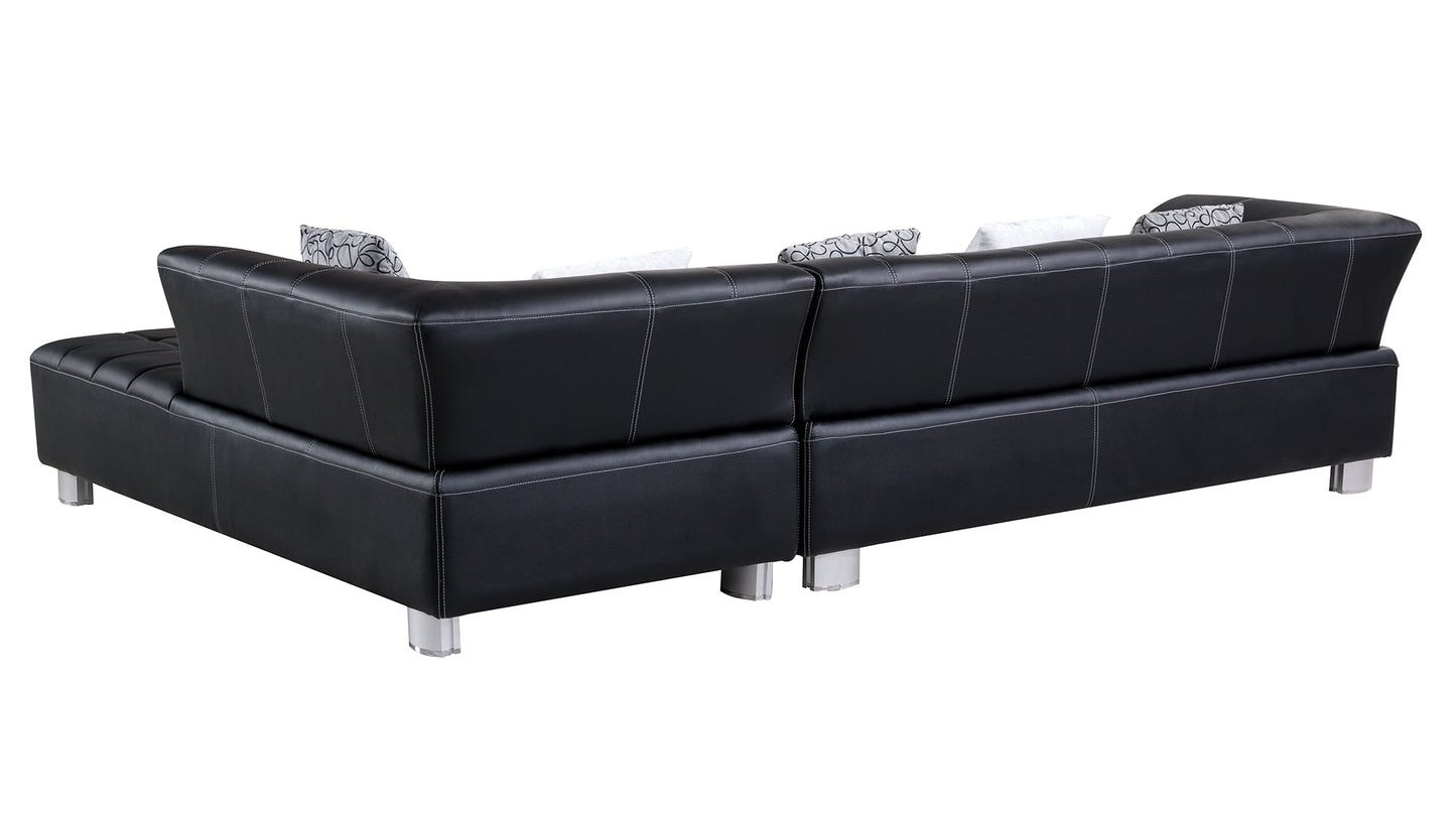 AE-L138 Leatherette Sectional Sofa Set