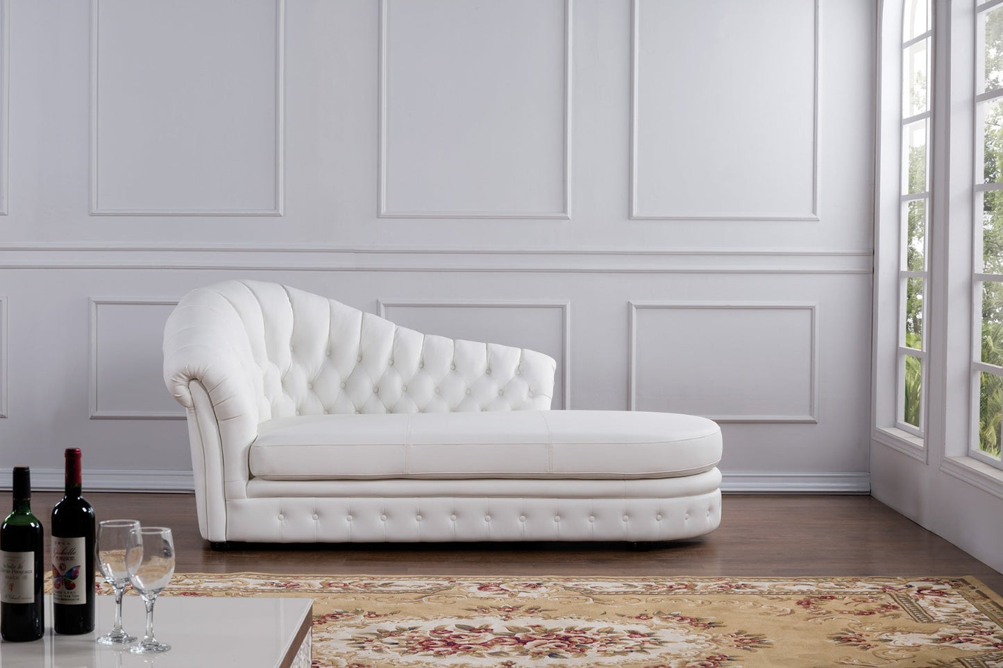 AE-L500 Leatherette Accent Chaise
