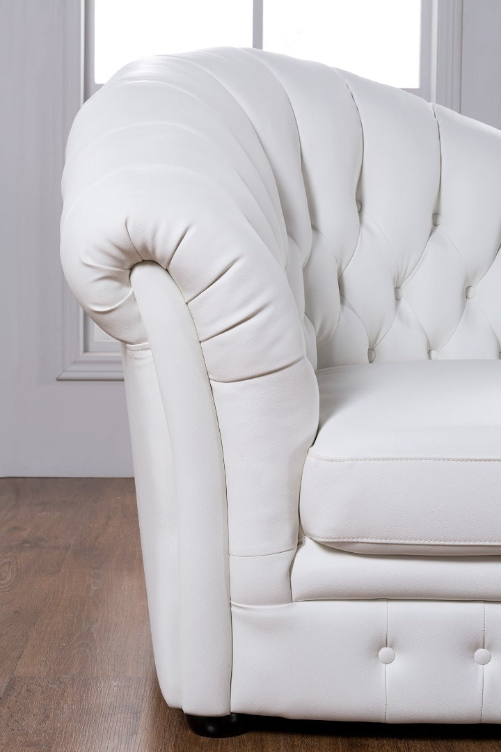 AE-L500 Leatherette Accent Chaise