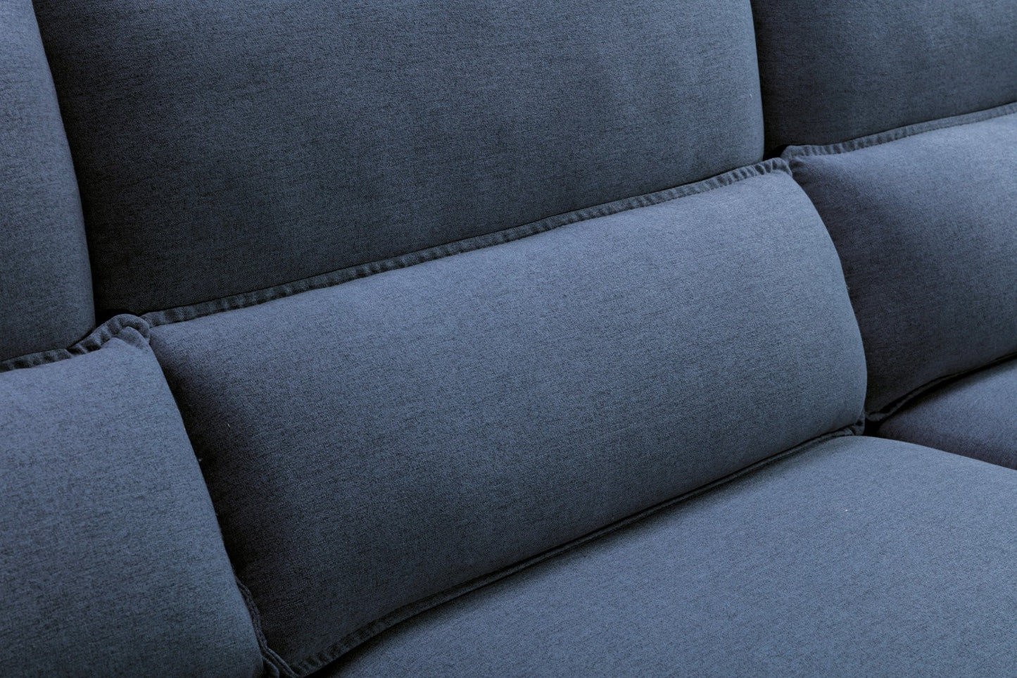 AE-L550 Blue Linen Sectional Sofa Set