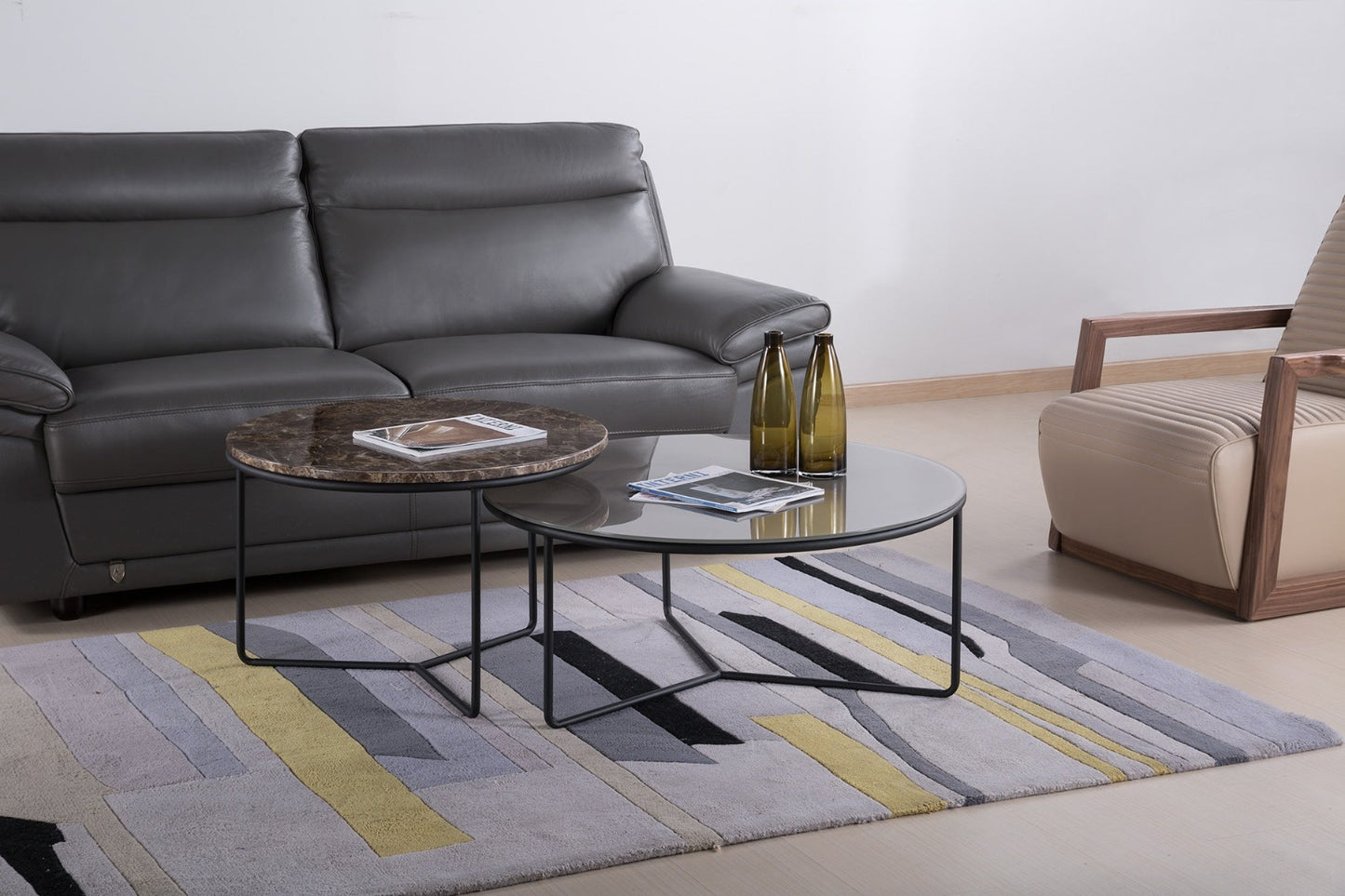 CT-M330 & CT-M331 Faux Marble Coffee Table