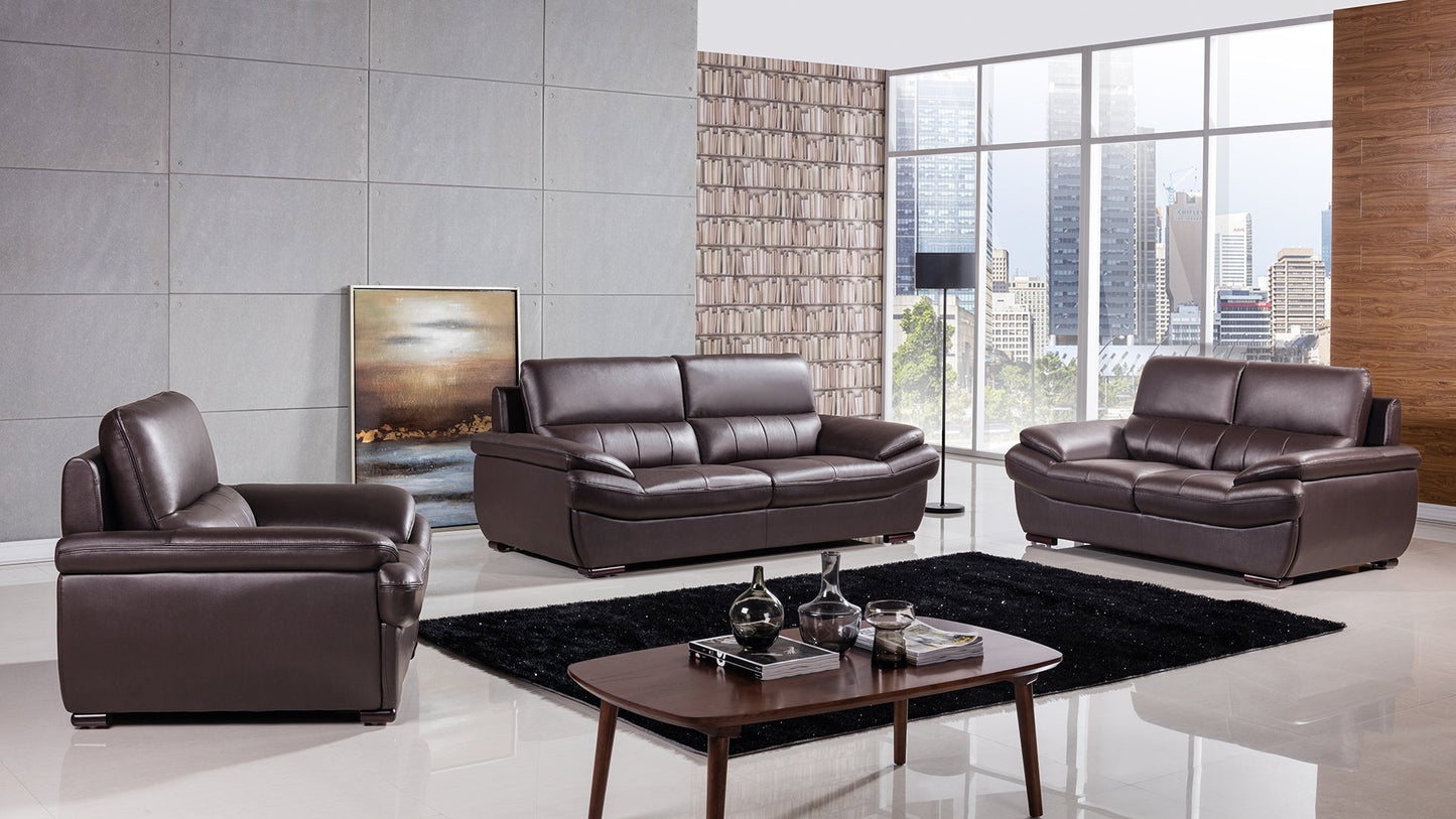 EK-B305 Genuine Leather Sofa Set