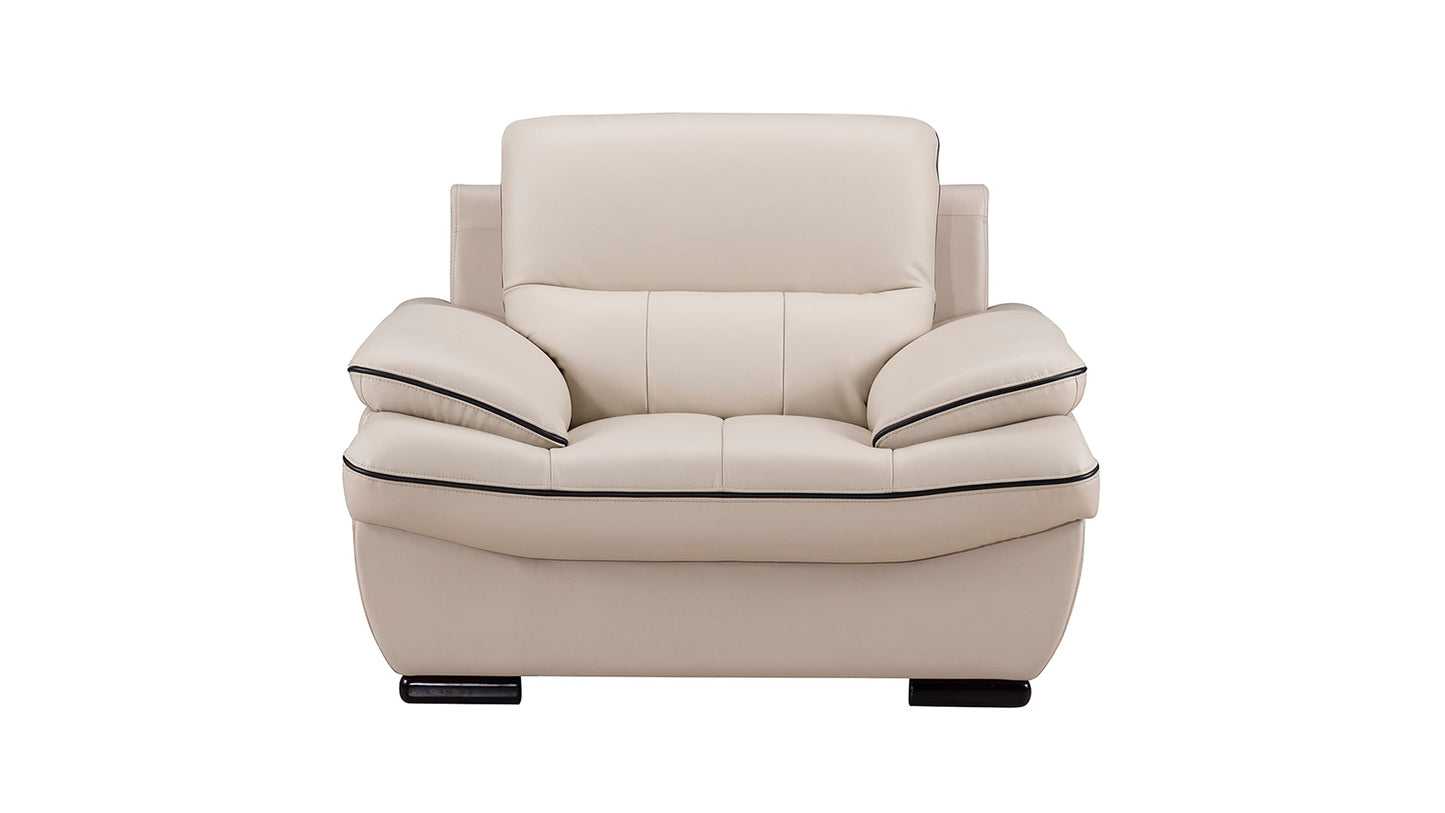 EK-B305 Genuine Leather Sofa Set
