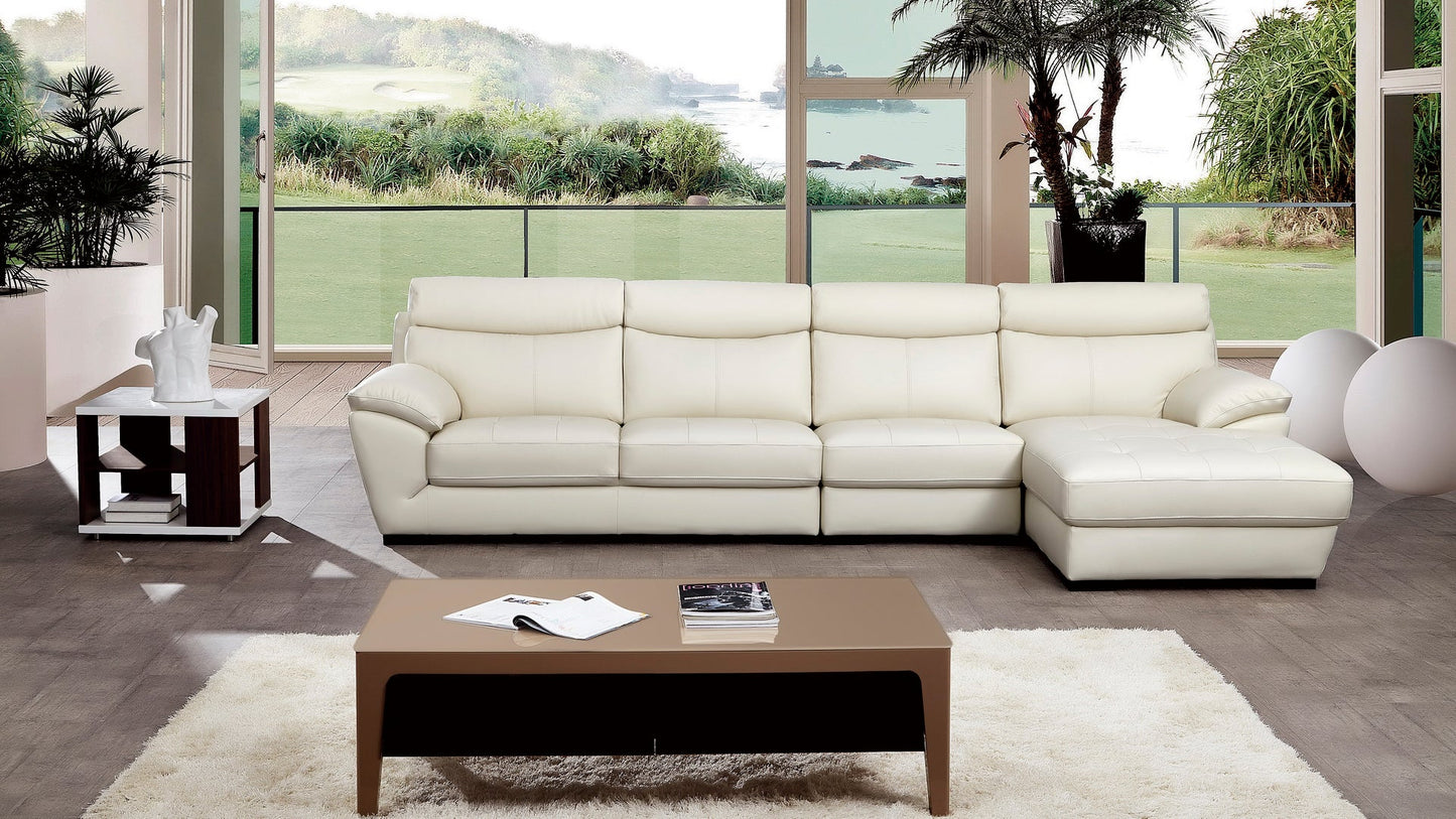 EK-L021 Italian Leather Sectional Sofa Set