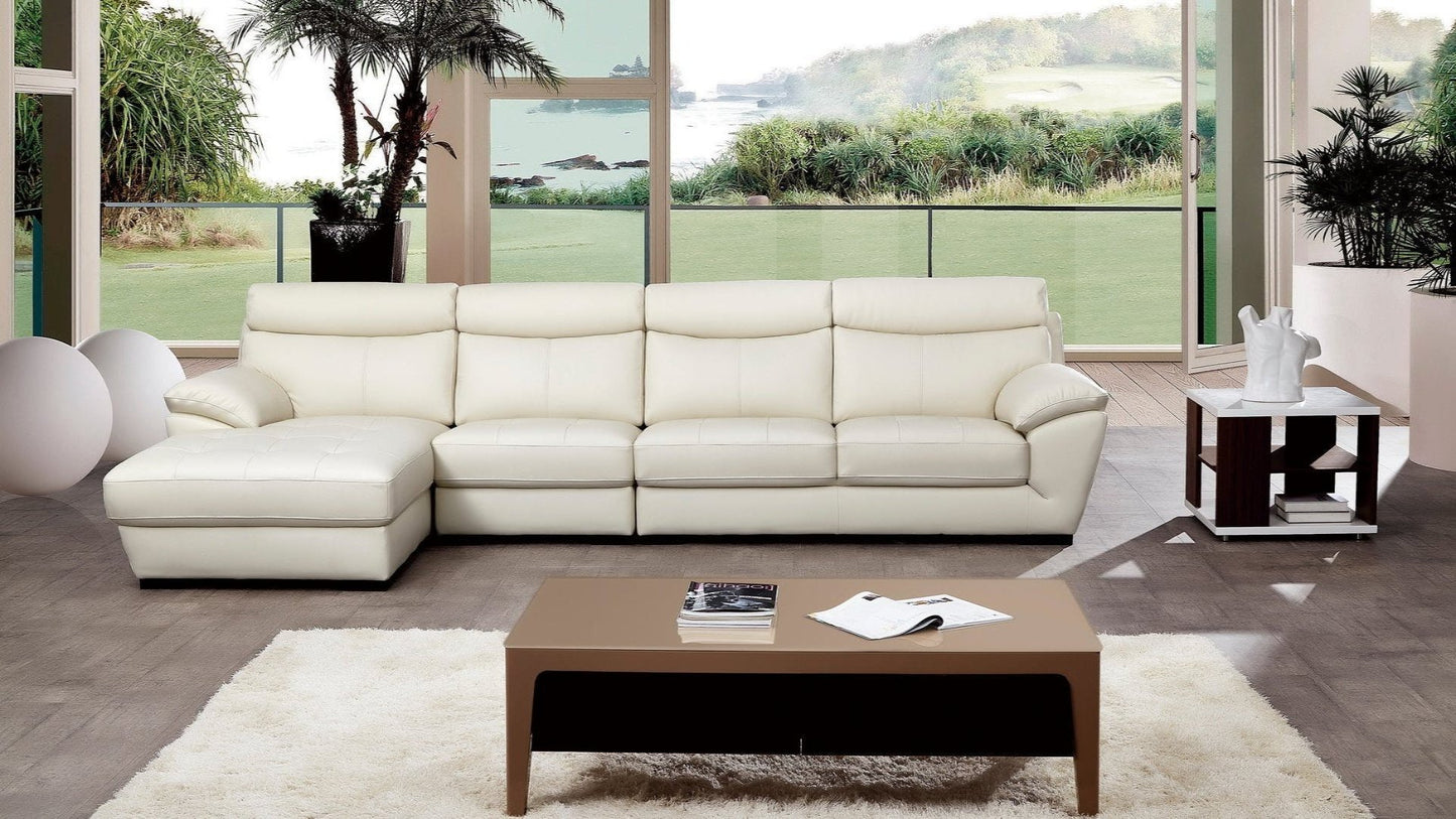 EK-L021 Italian Leather Sectional Sofa Set