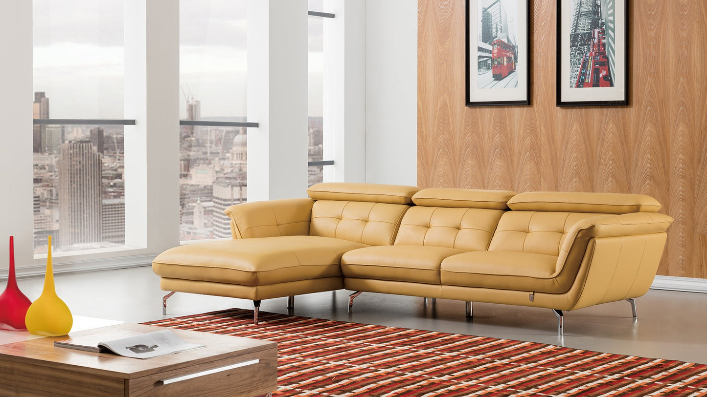 EK-L083 Italian Leather Sectional Sofa Set