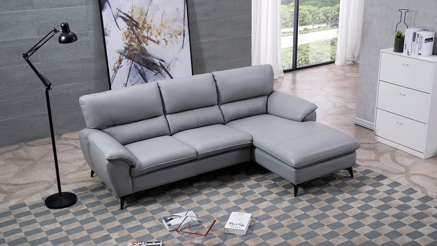EK-L153 Genuine Leather Sectional Sofa Collection
