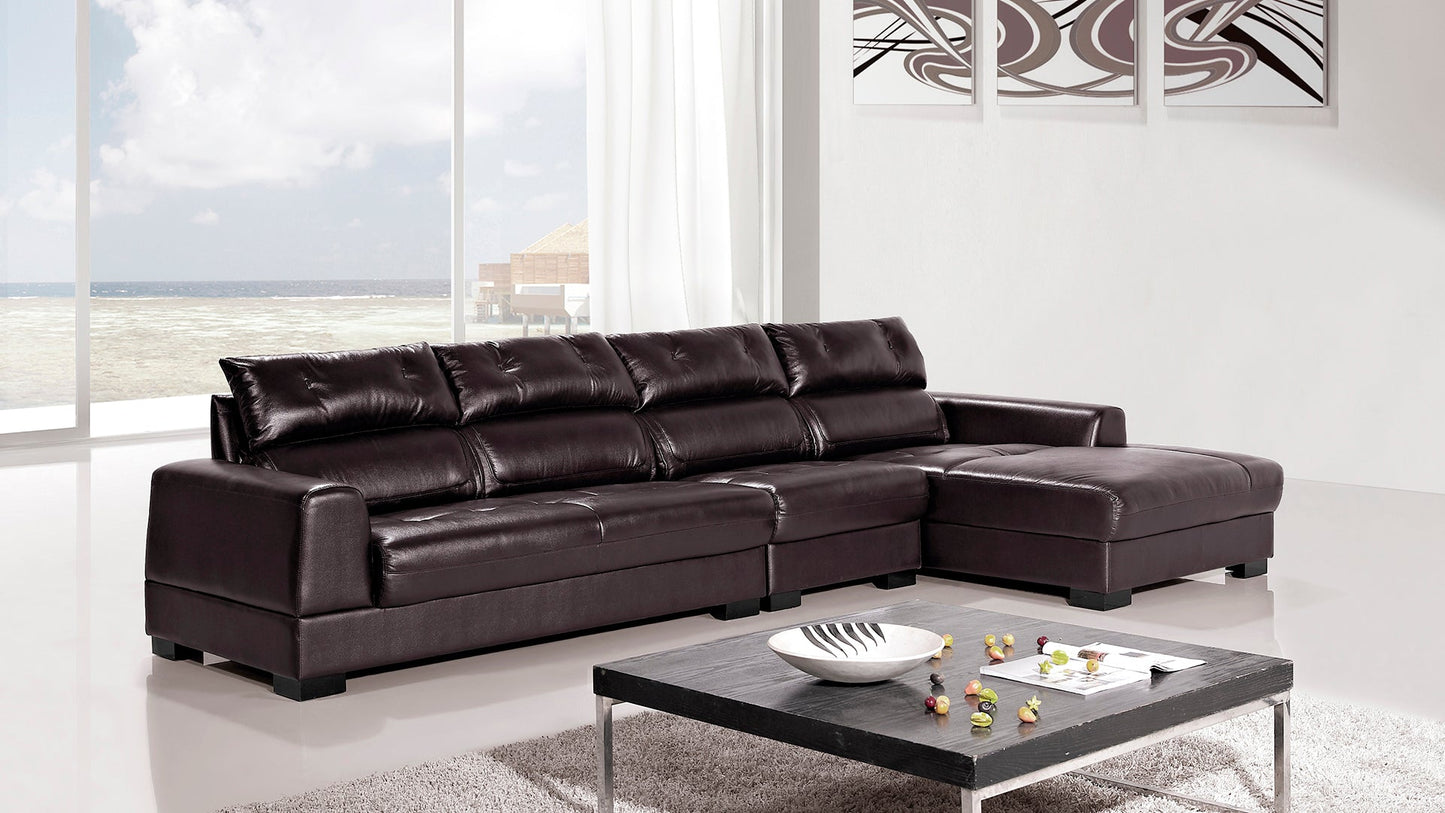 EK-L200 Genuine Leather Sectional Sofa Collection