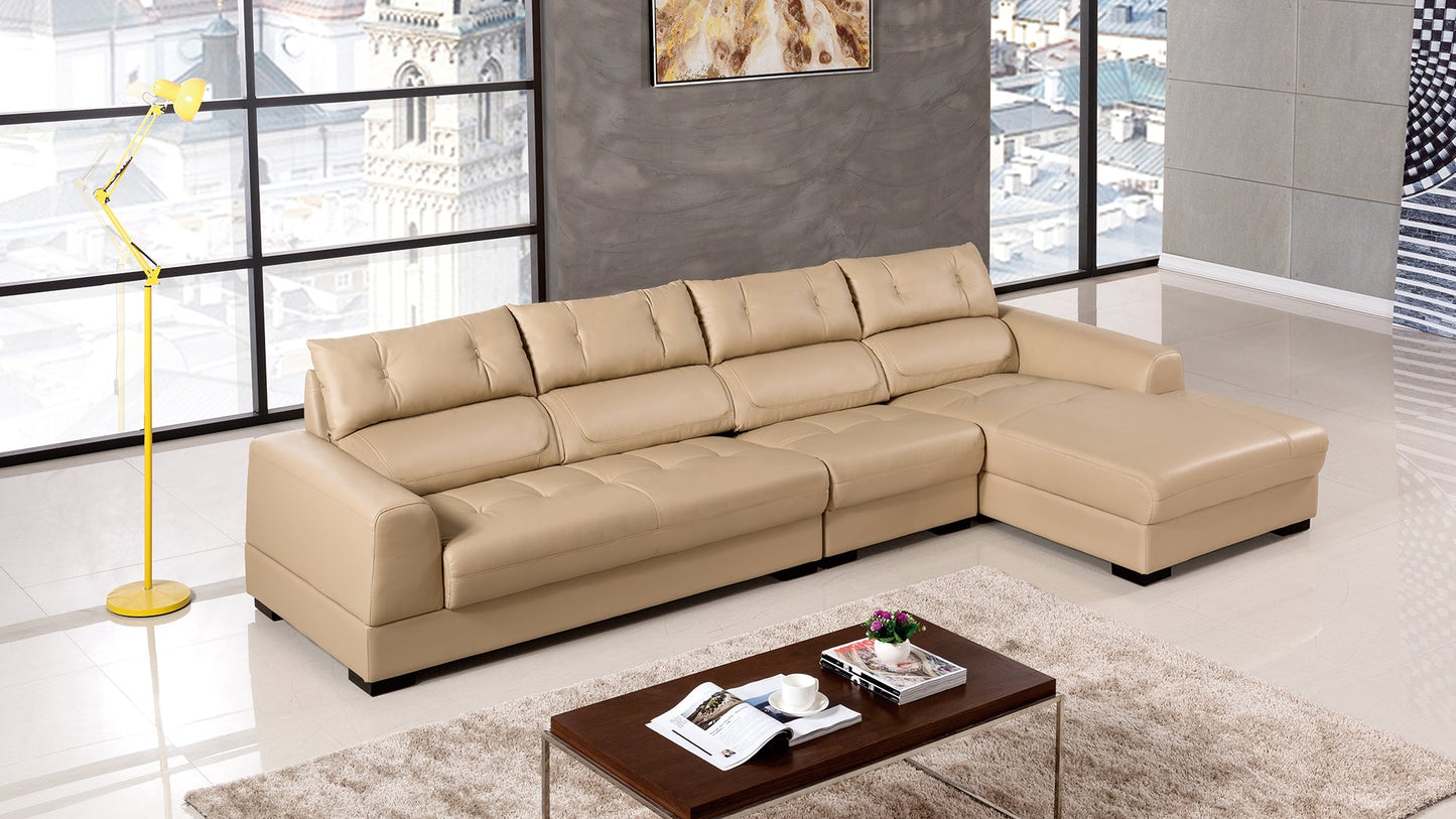 EK-L200 Genuine Leather Sectional Sofa Collection