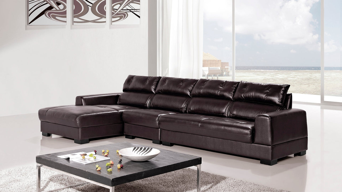 EK-L200 Genuine Leather Sectional Sofa Collection