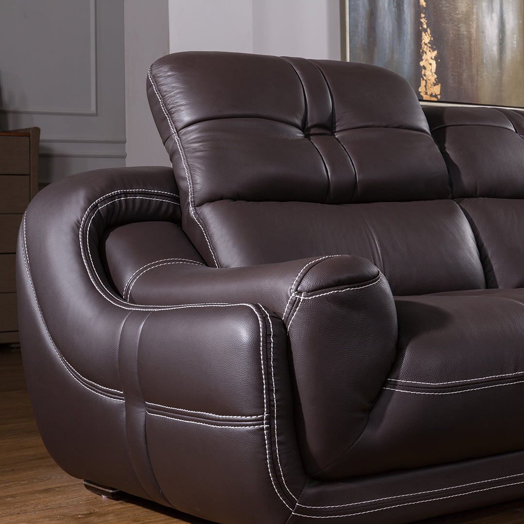 EK-L201 Genuine Leather Sectional Sofa Collection