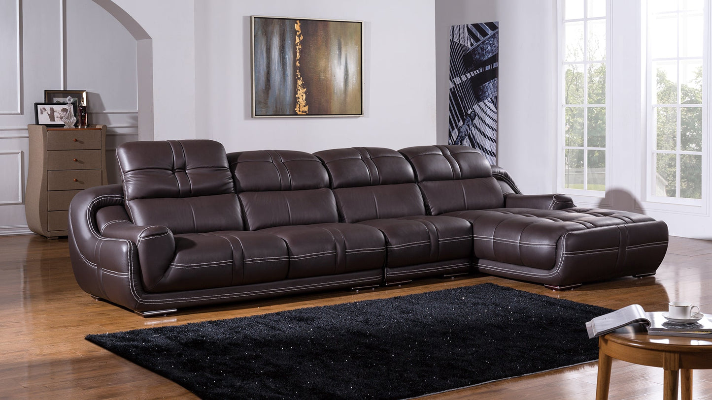 EK-L201 Genuine Leather Sectional Sofa Collection
