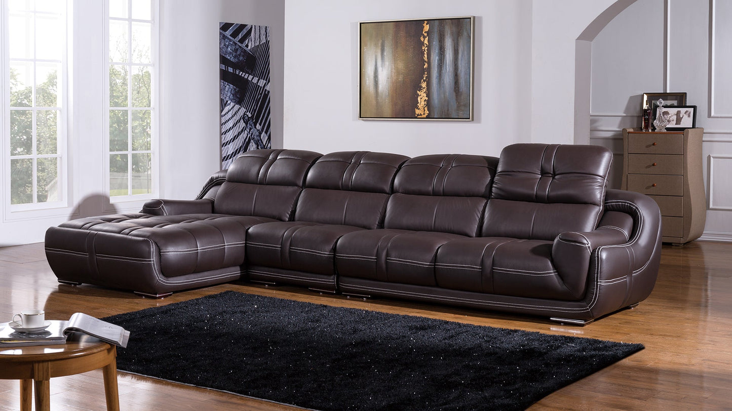 EK-L201 Genuine Leather Sectional Sofa Collection