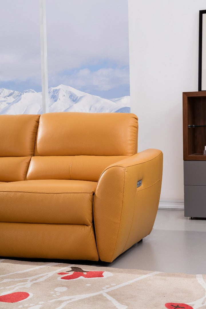 EK-L8001 Top-grain Italian Leather Sectional Sofa Collection
