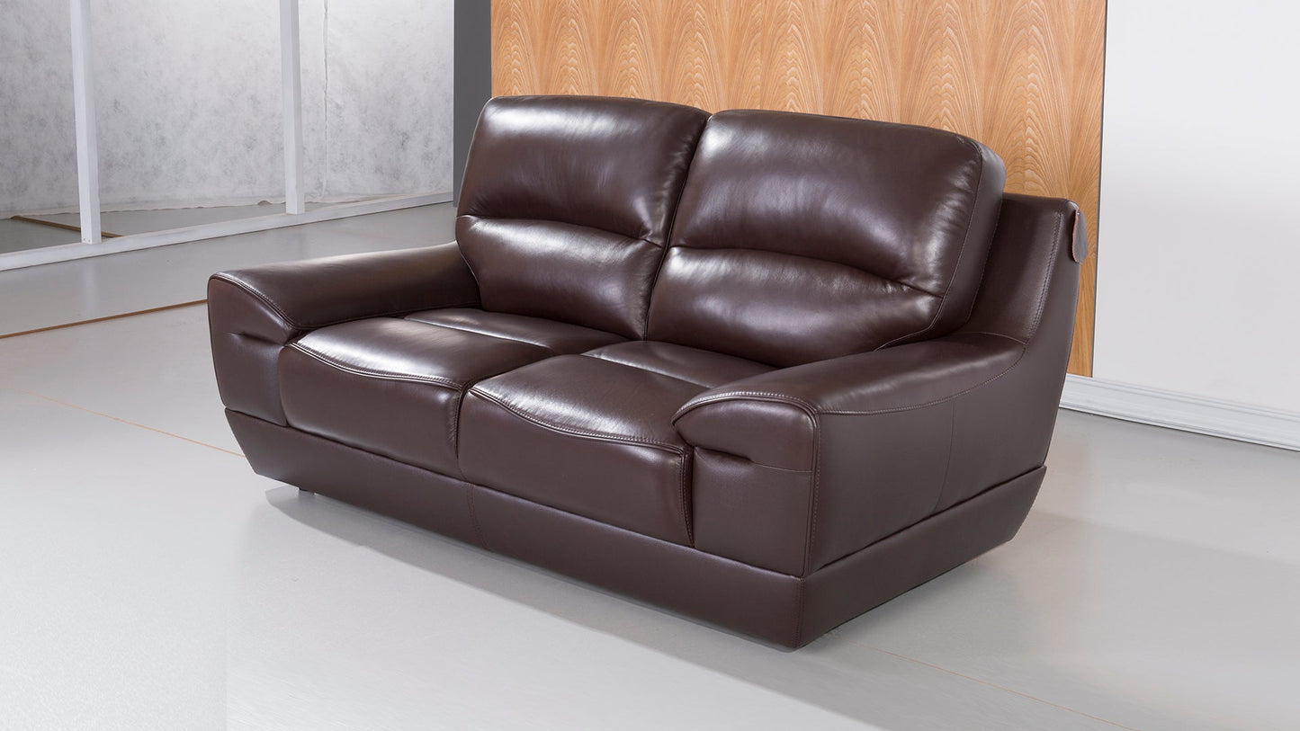 EK018 Italian Leather Sofa Set