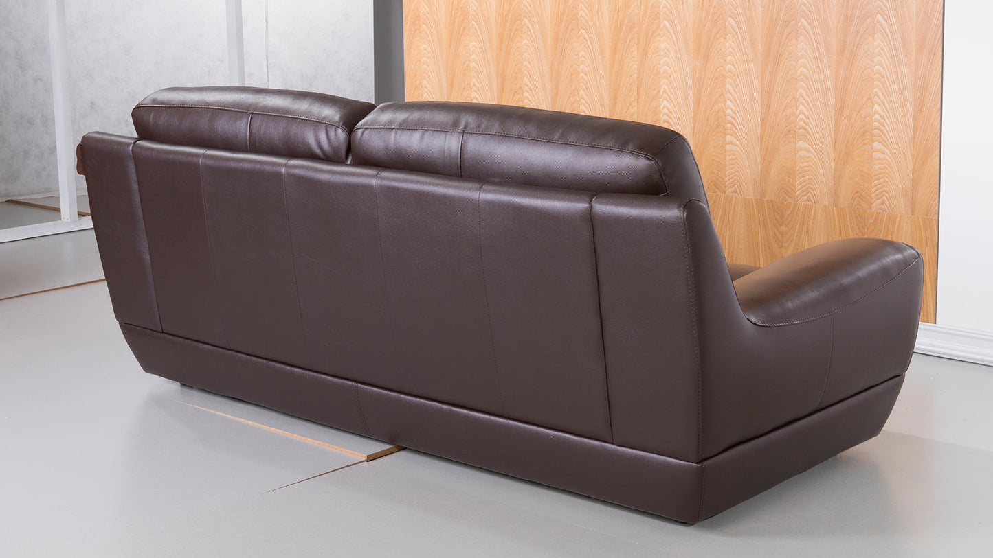 EK018 Italian Leather Sofa Set