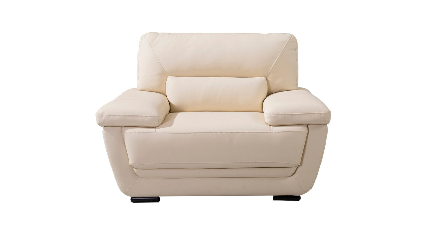 EK019 Italian Leather Sofa Set