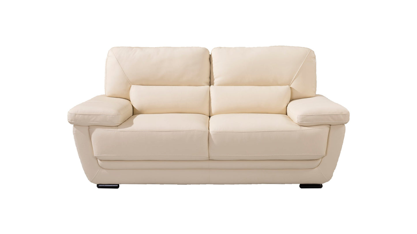 EK019 Italian Leather Sofa Set