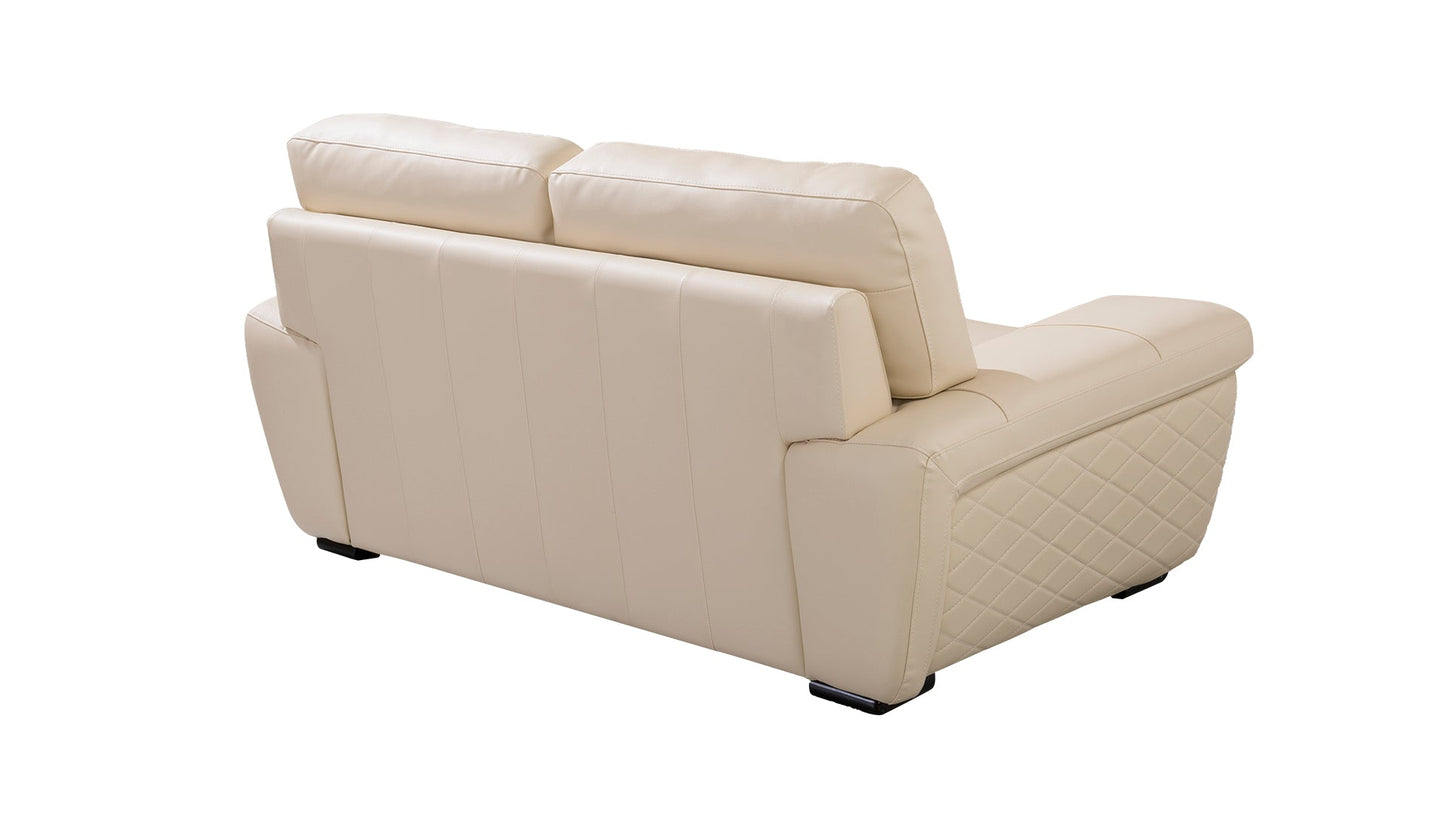 EK019 Italian Leather Sofa Set