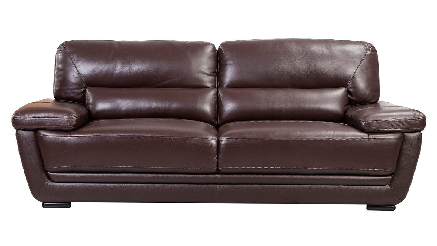 EK019 Italian Leather Sofa Set