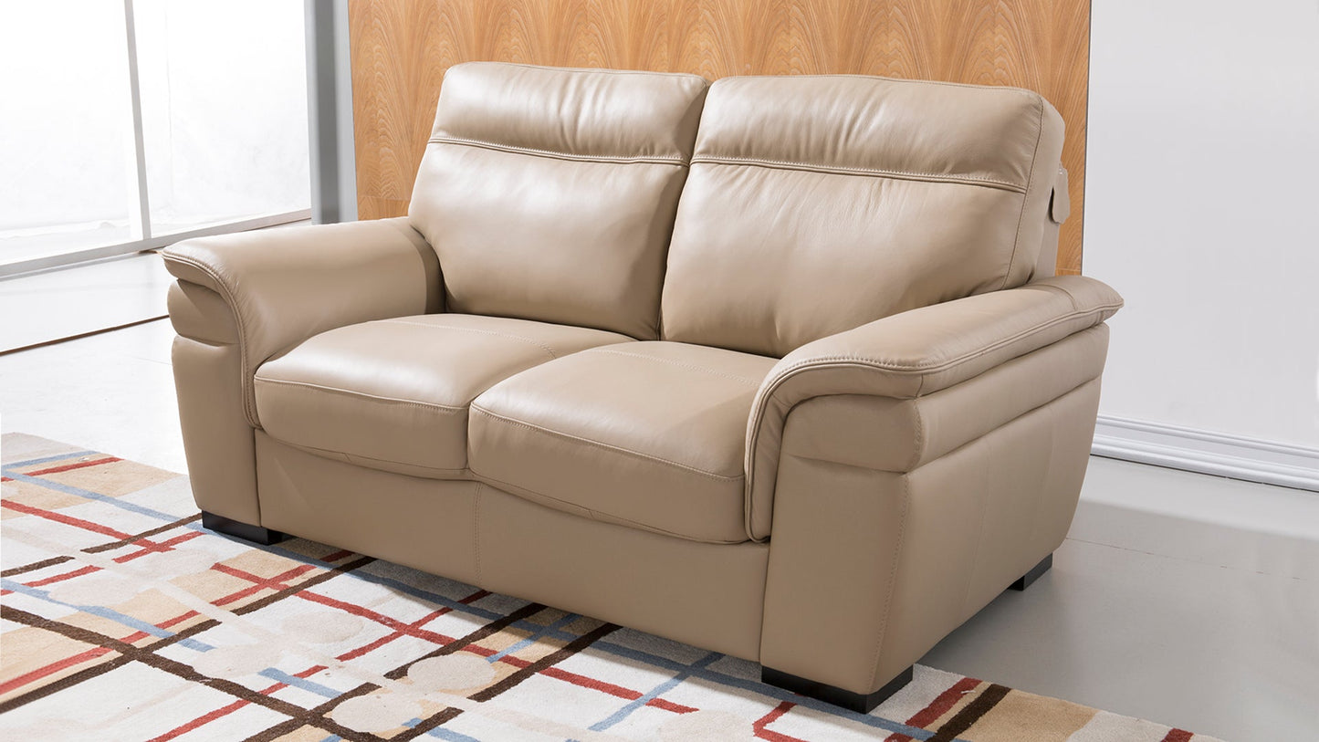 EK020 Italian Leather Sofa Set