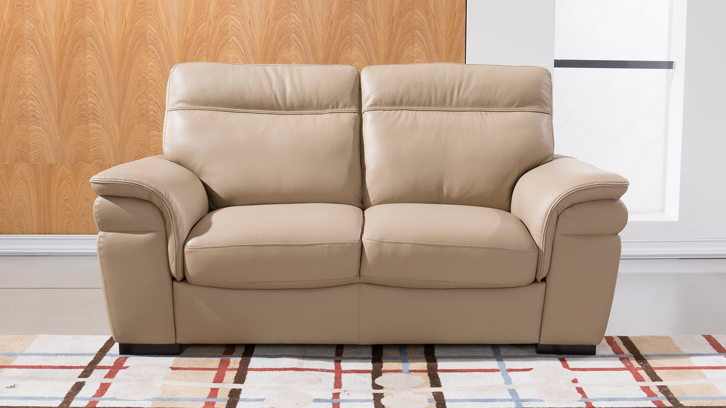 EK020 Italian Leather Sofa Set