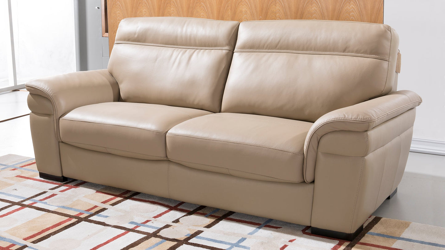 EK020 Italian Leather Sofa Set