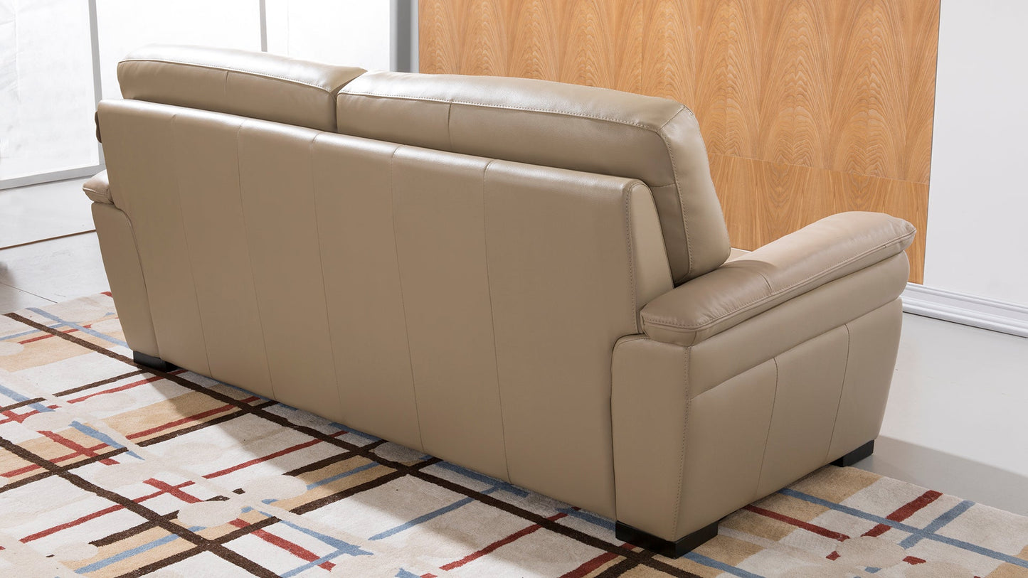 EK020 Italian Leather Sofa Set