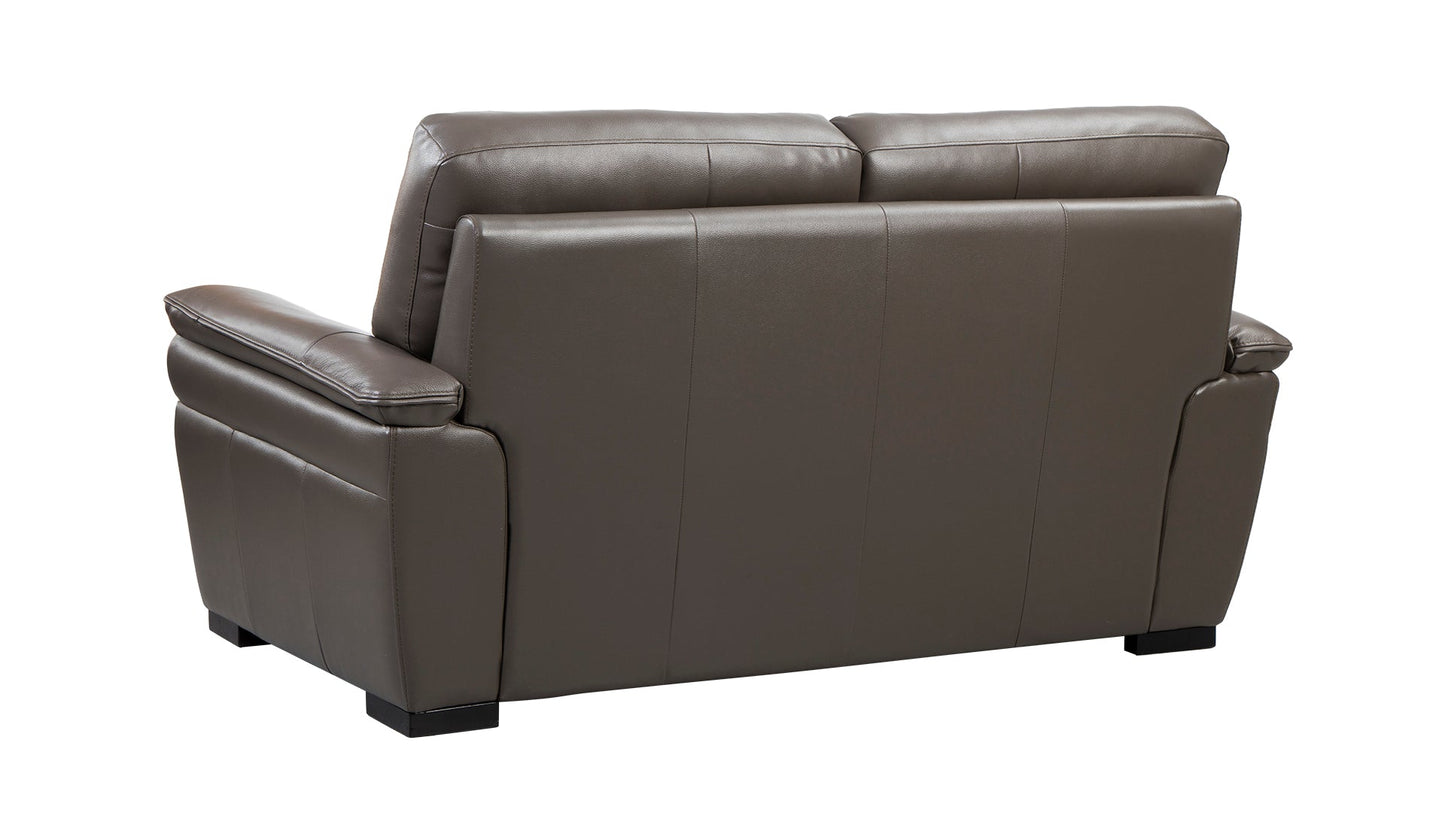 EK020 Italian Leather Sofa Set