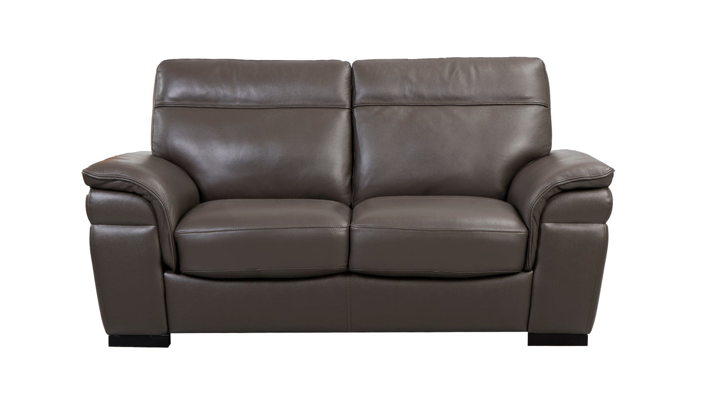EK020 Italian Leather Sofa Set