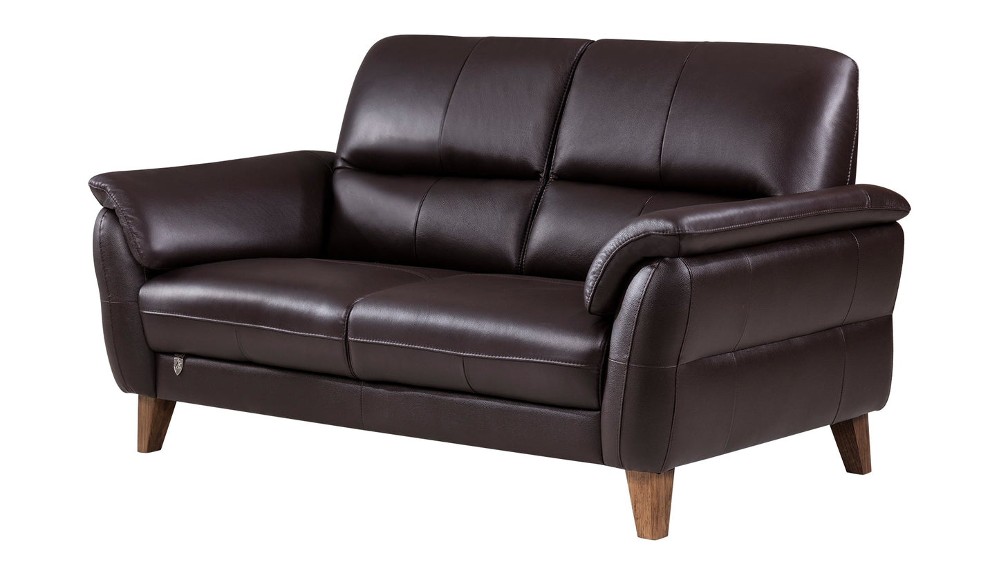 EK073 Italian Leather Sofa Set