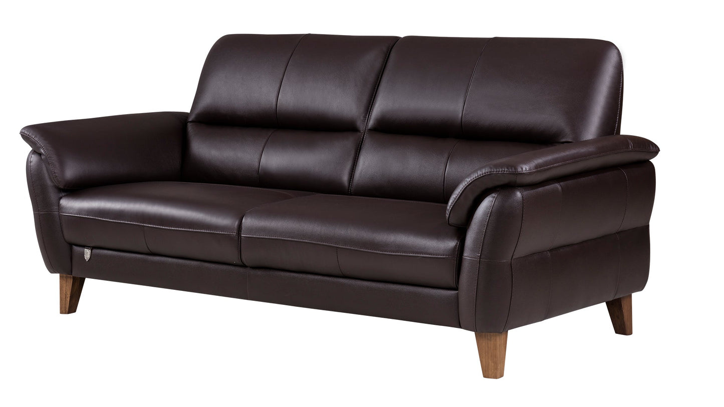 EK073 Italian Leather Sofa Set