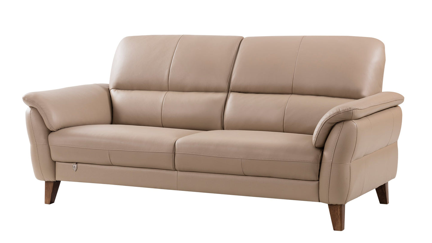 EK073 Italian Leather Sofa Set