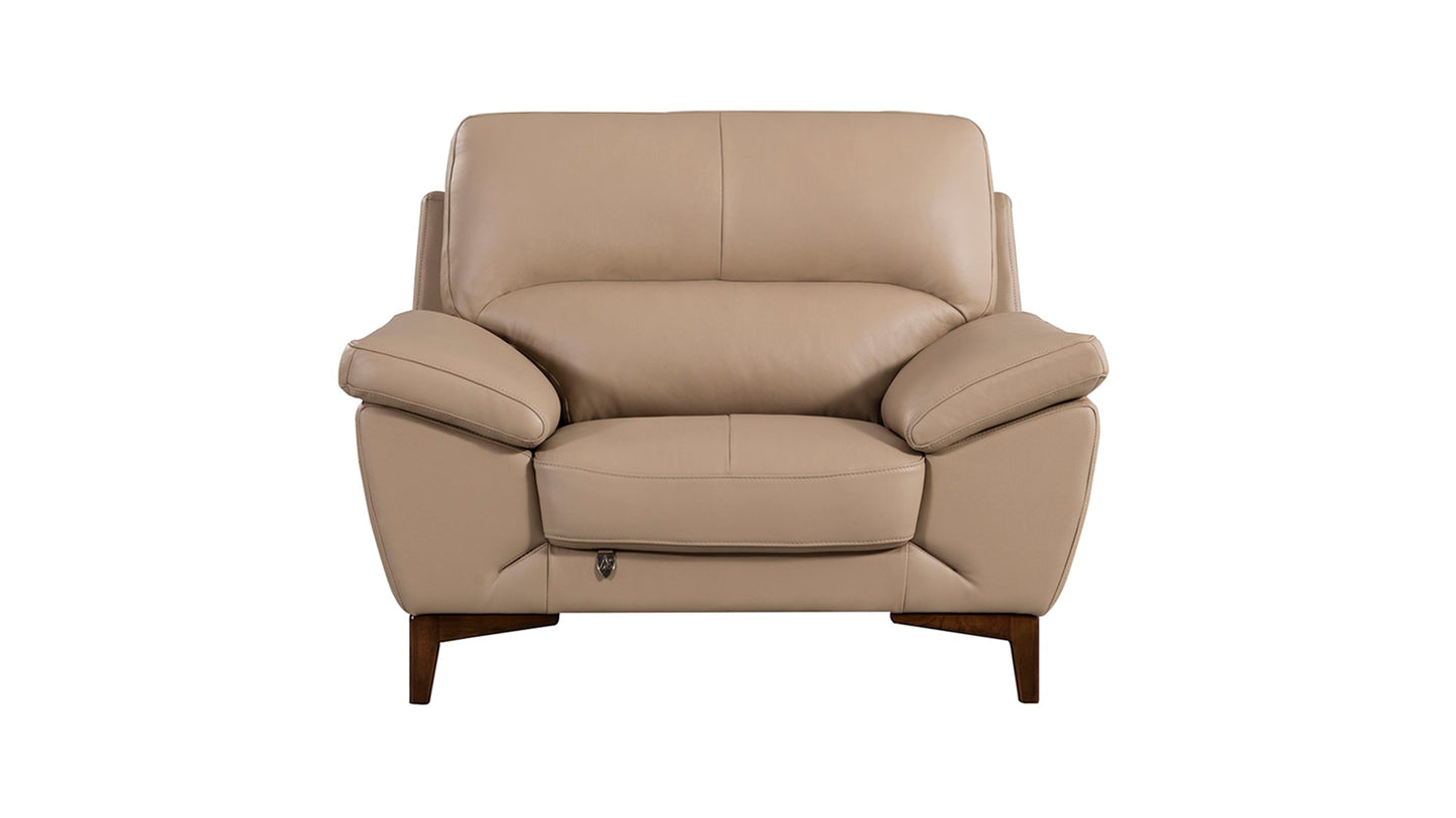 EK080 Italian Leather Sofa Set