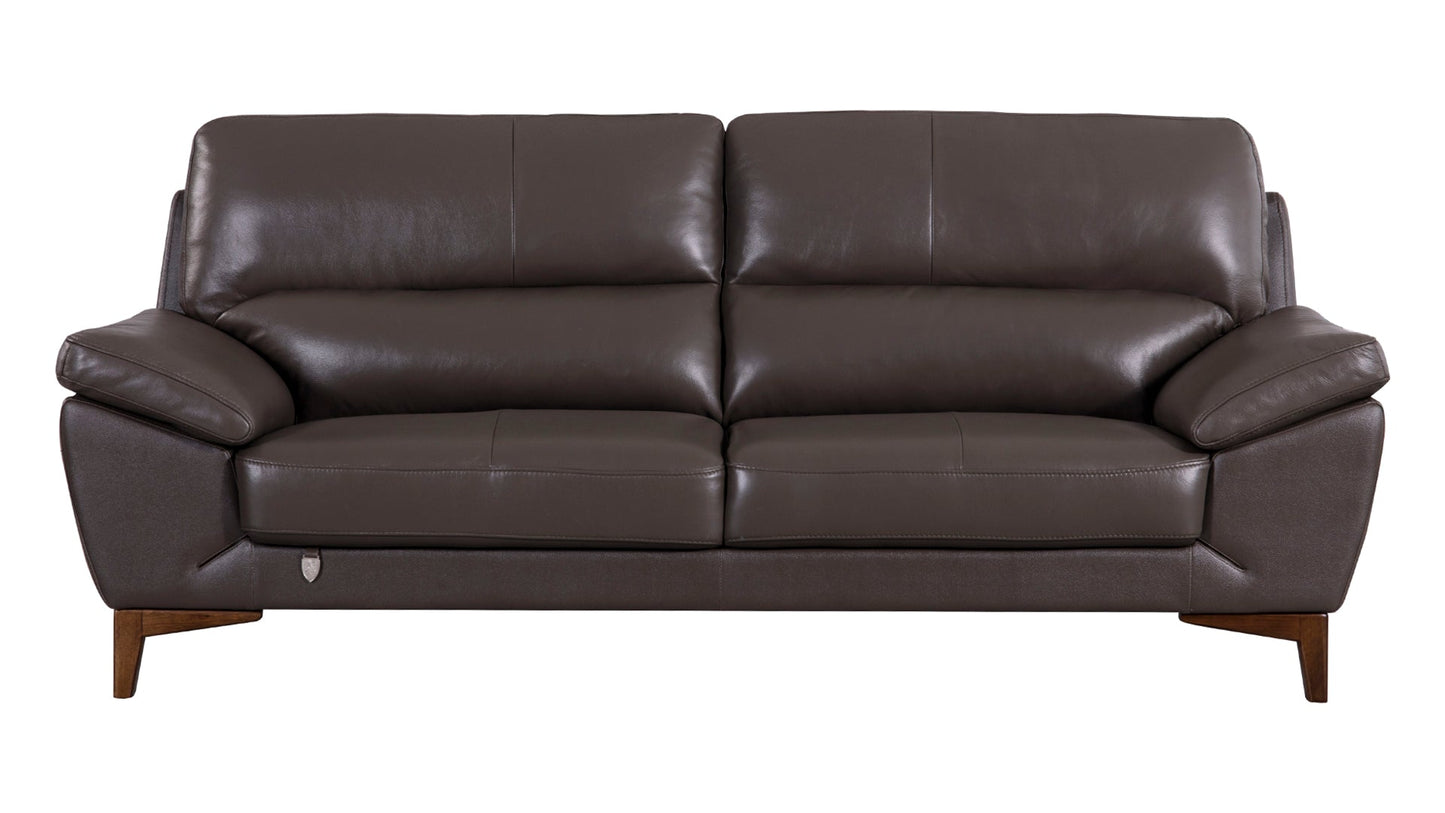 EK080 Italian Leather Sofa Set