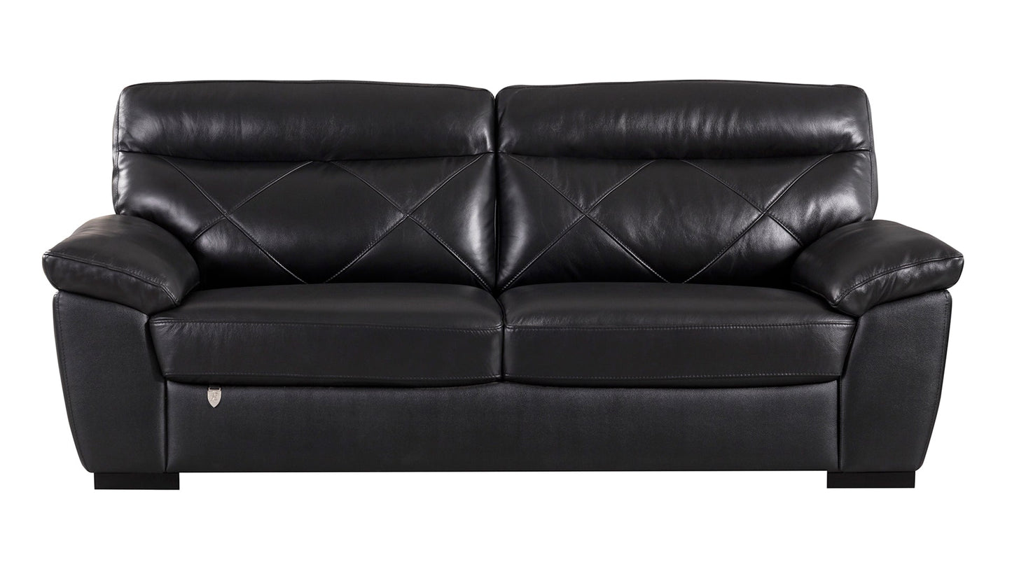 EK081 Italian Leather Sofa Set