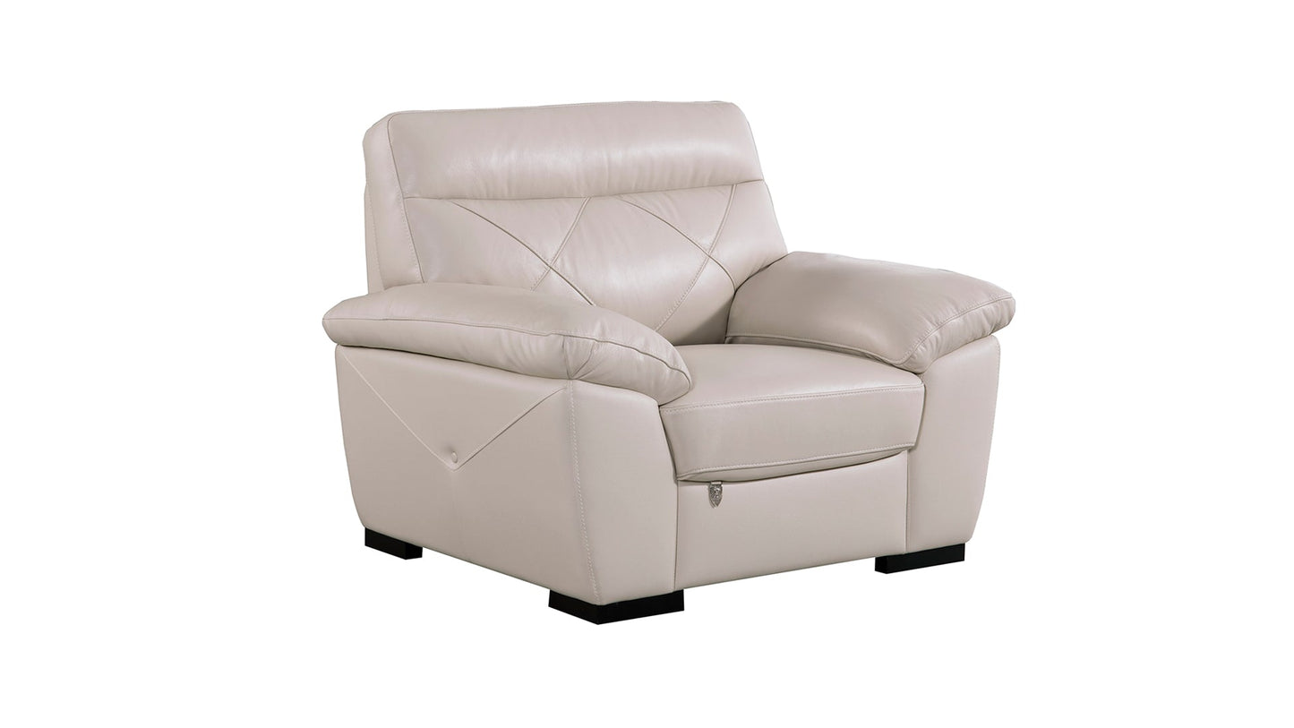 EK081 Italian Leather Sofa Set