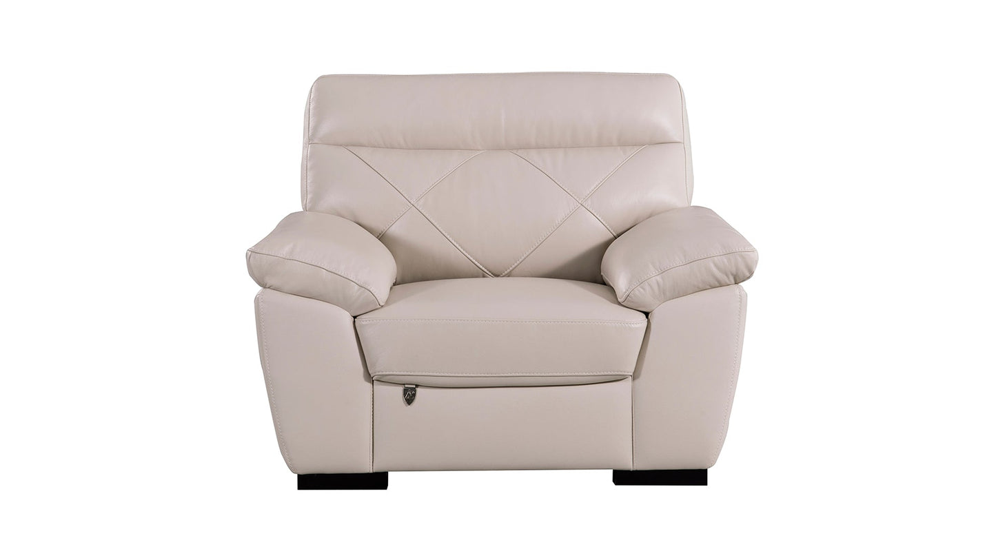 EK081 Italian Leather Sofa Set