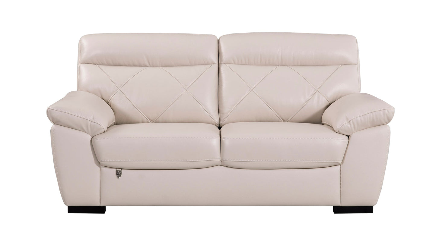 EK081 Italian Leather Sofa Set