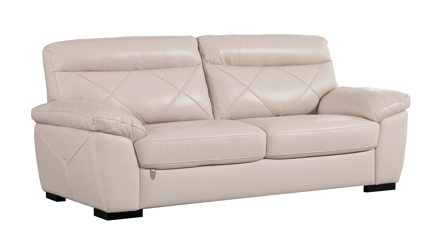 EK081 Italian Leather Sofa Set