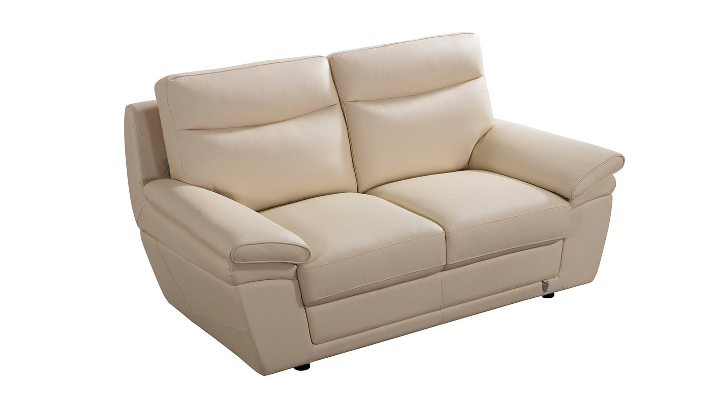 EK092 Italian Leather Sofa Set