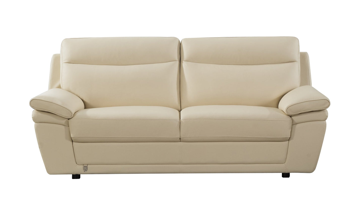 EK092 Italian Leather Sofa Set